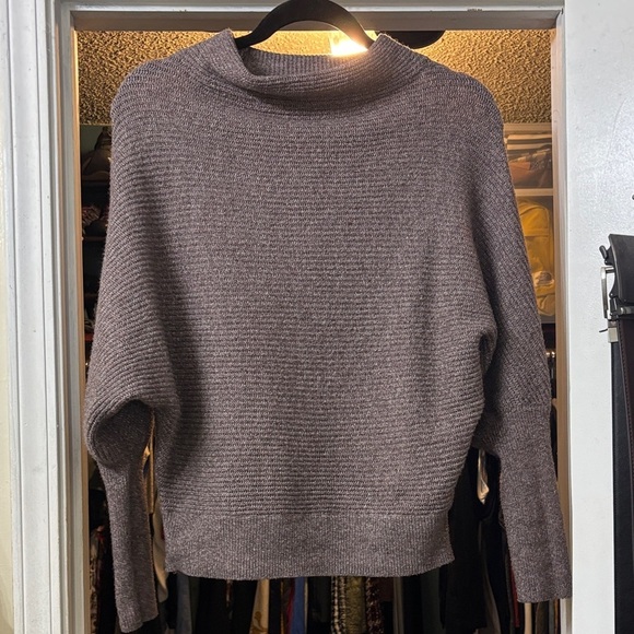 Simply Vera Vera Wang Sweaters - Simply Vera Vera Wang Textured Cowl Neck Sweater in Taupe